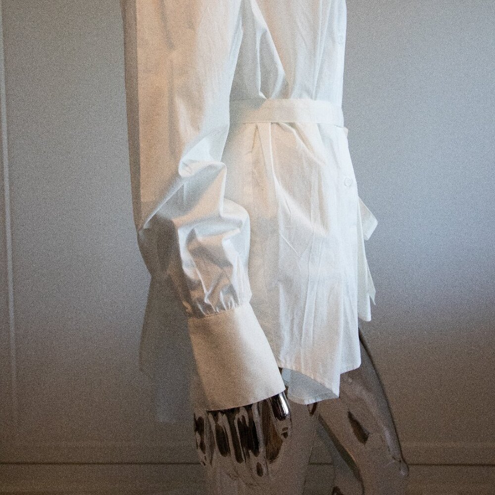 White Button-Down With Detachable Adjustable Wais… - image 2